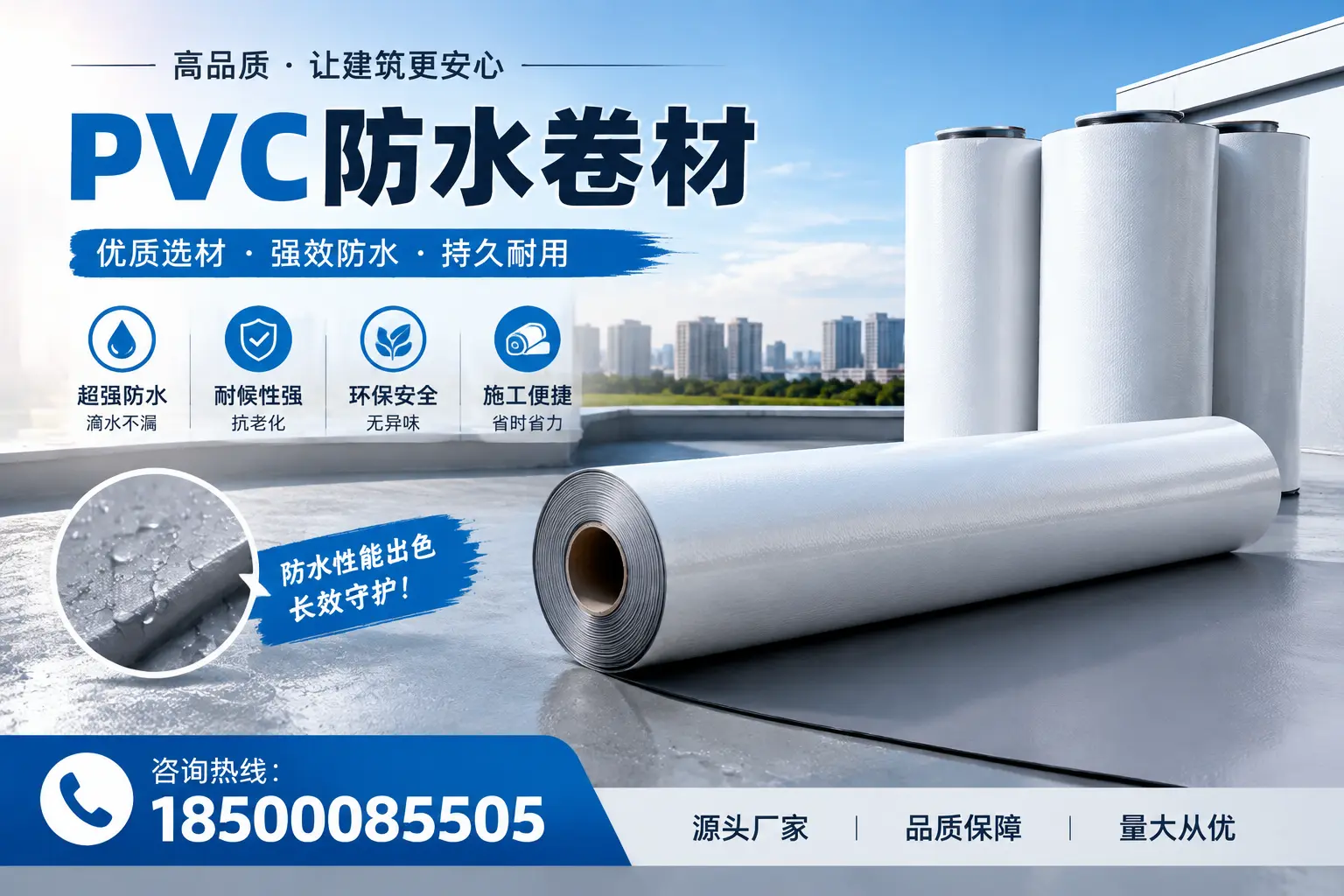 PVC防水卷材施工过程详解，确保在临夏顺利完成项目